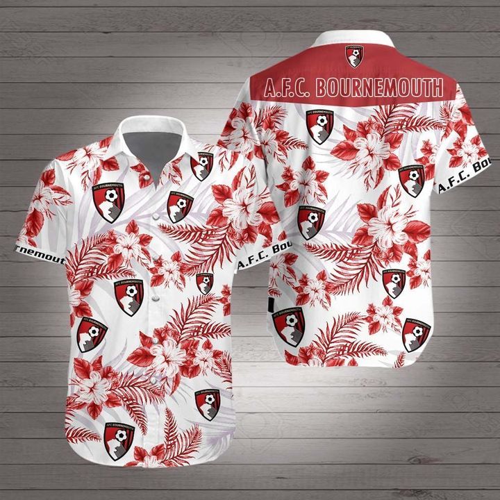 AFC bournemouth hawaiian shirt 1 AFC bournemouth hawaiian shirt 1