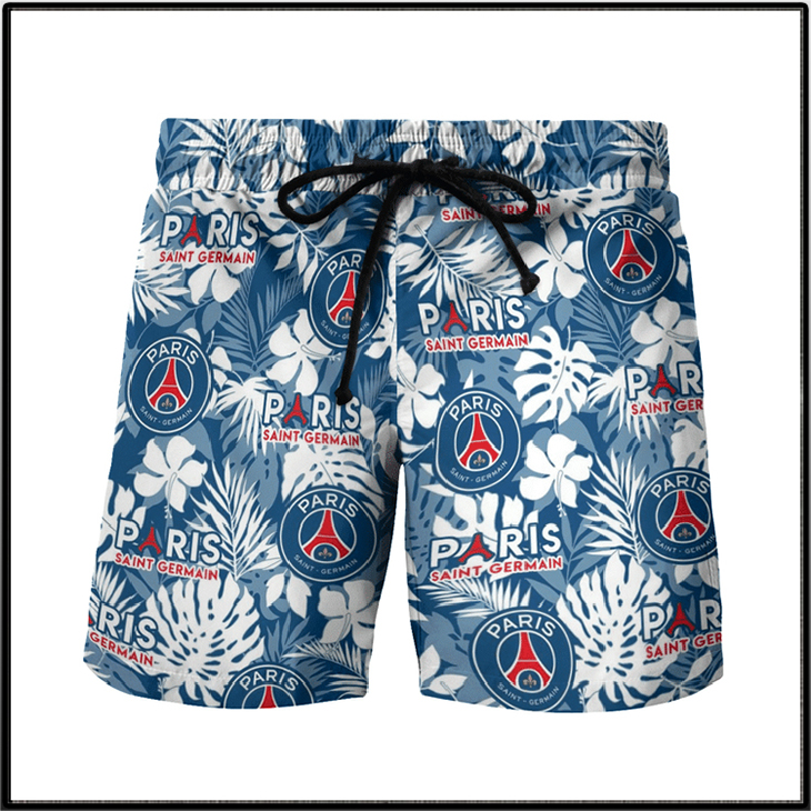 PSG Paris Saint Germain Hawaiian Shirt And Short 5 Paris Saint Germain Hawaiian Shirt And Short3