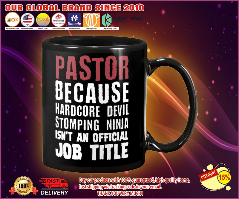 Pastor because hardcore devil stomping ninja isnt official title mug