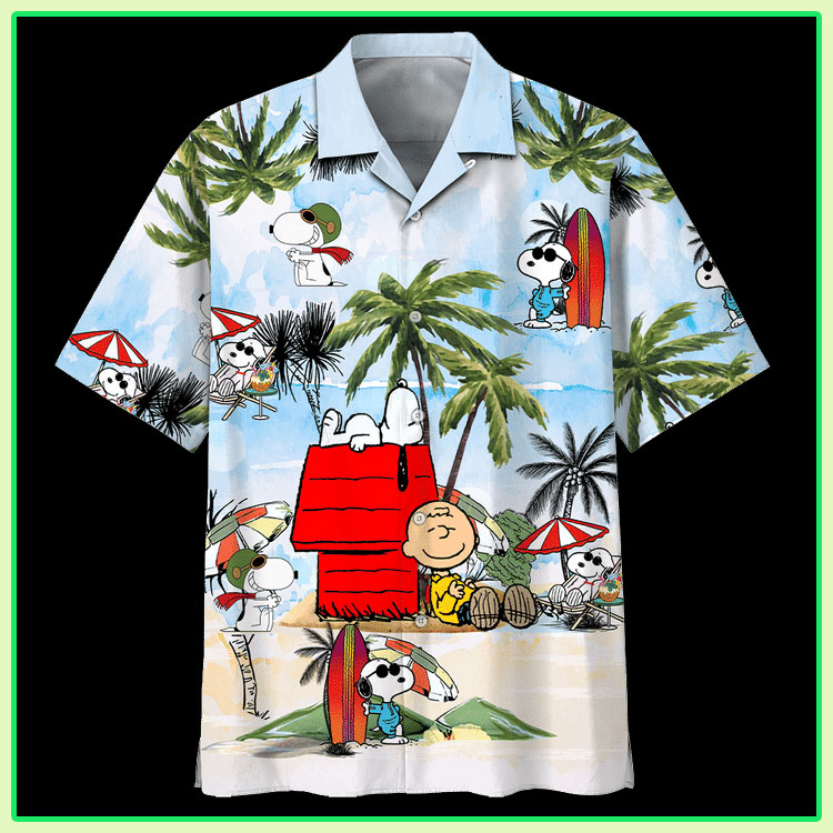 Peanuts snoopy summer time hawaiian shirt 1 Peanuts snoopy summer time hawaiian shirt