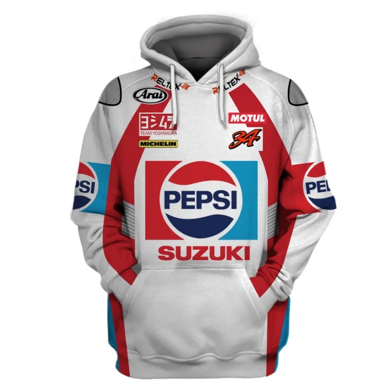 Pepsi suzuki 3d over print hoodie