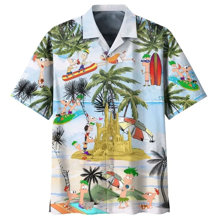 Phineas And Ferb Hawaiian Shirt