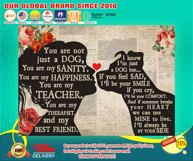 Pitbull dog and girl therepist you are not just a dog poster 9 Pitbull dog and girl therepist you are not just a dog poster