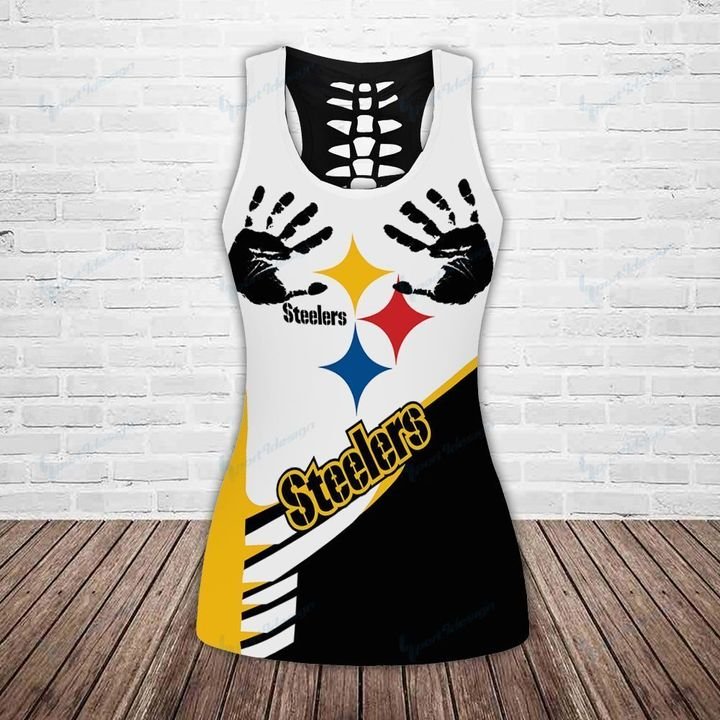 Pittsburgh Steelers hollow tank top and legging1