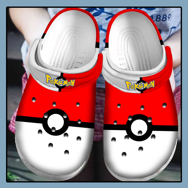 Pokemon Ball Crocband Clog Shoes 5 Pokemon Ball Crocband Clog Shoes 1