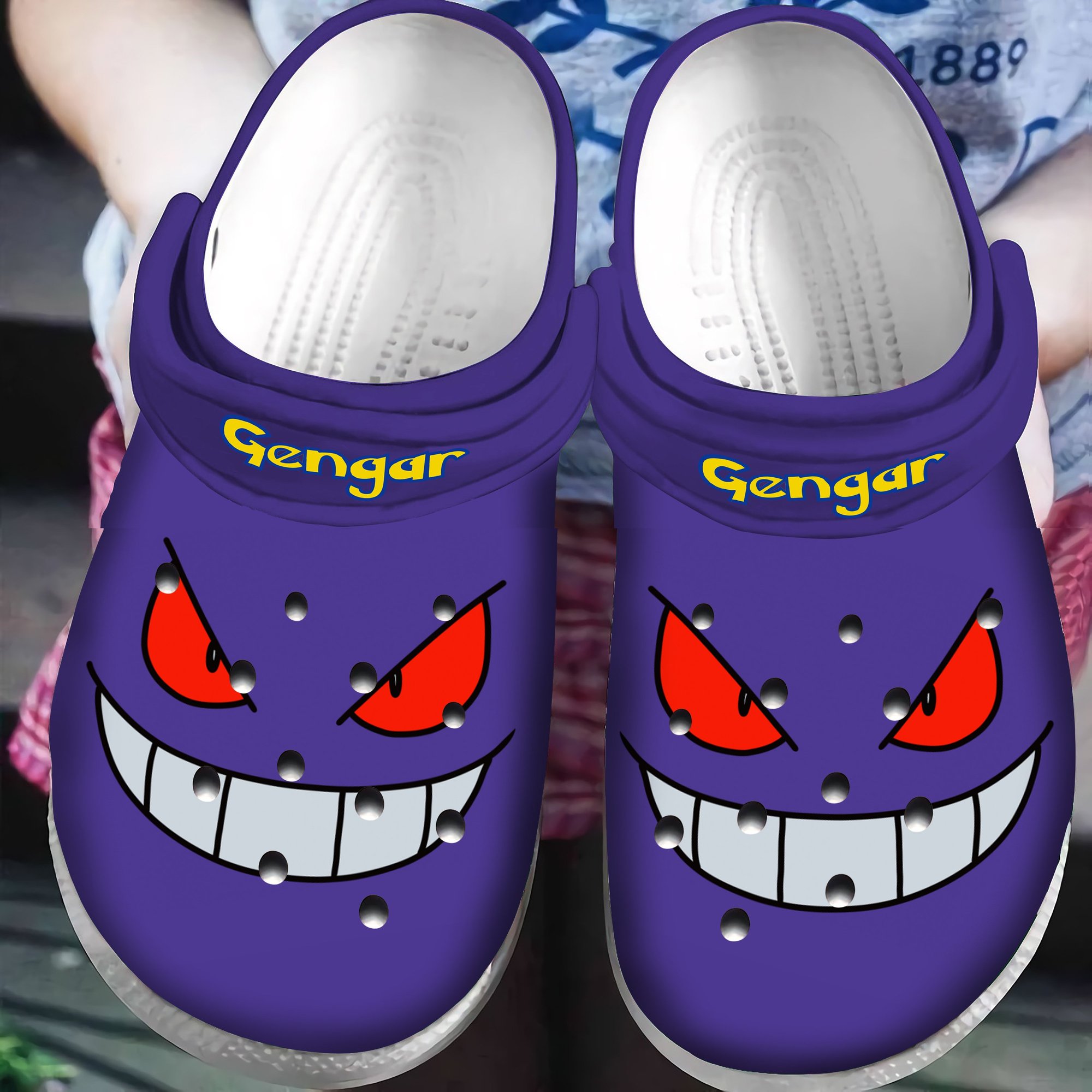 Pokemon Gengar Crocband Clog Shoes