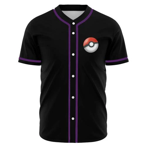 Pokemon ball Mewtwo baseball Jersey Shirt 2 Pokemon ball Mewtwo baseball Jersey Shirt1