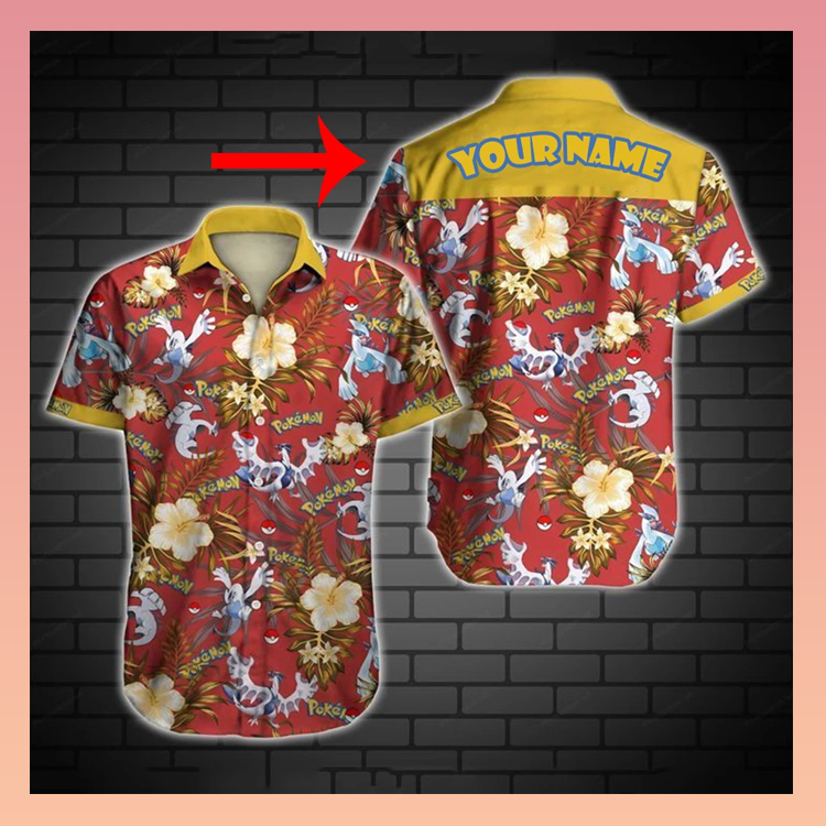 Pokemon custom name Hawaiian Shirt 5 Pokemon custom name Hawaiian Shirt2