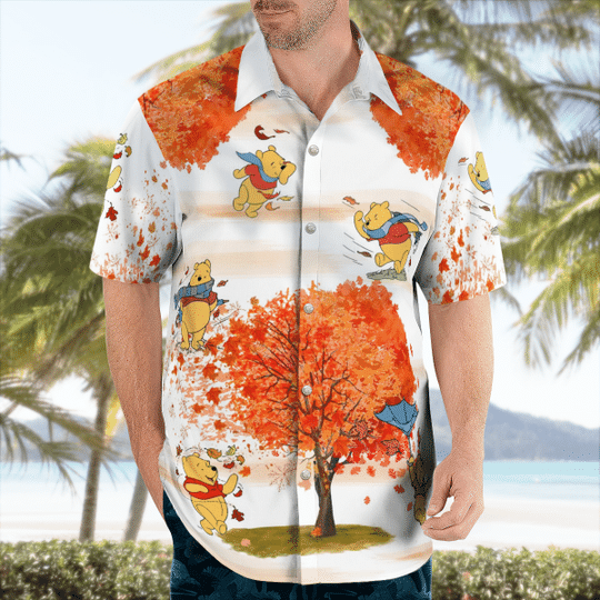 Pooh autumn hawaiian shirt3 Pooh autumn hawaiian shirt3