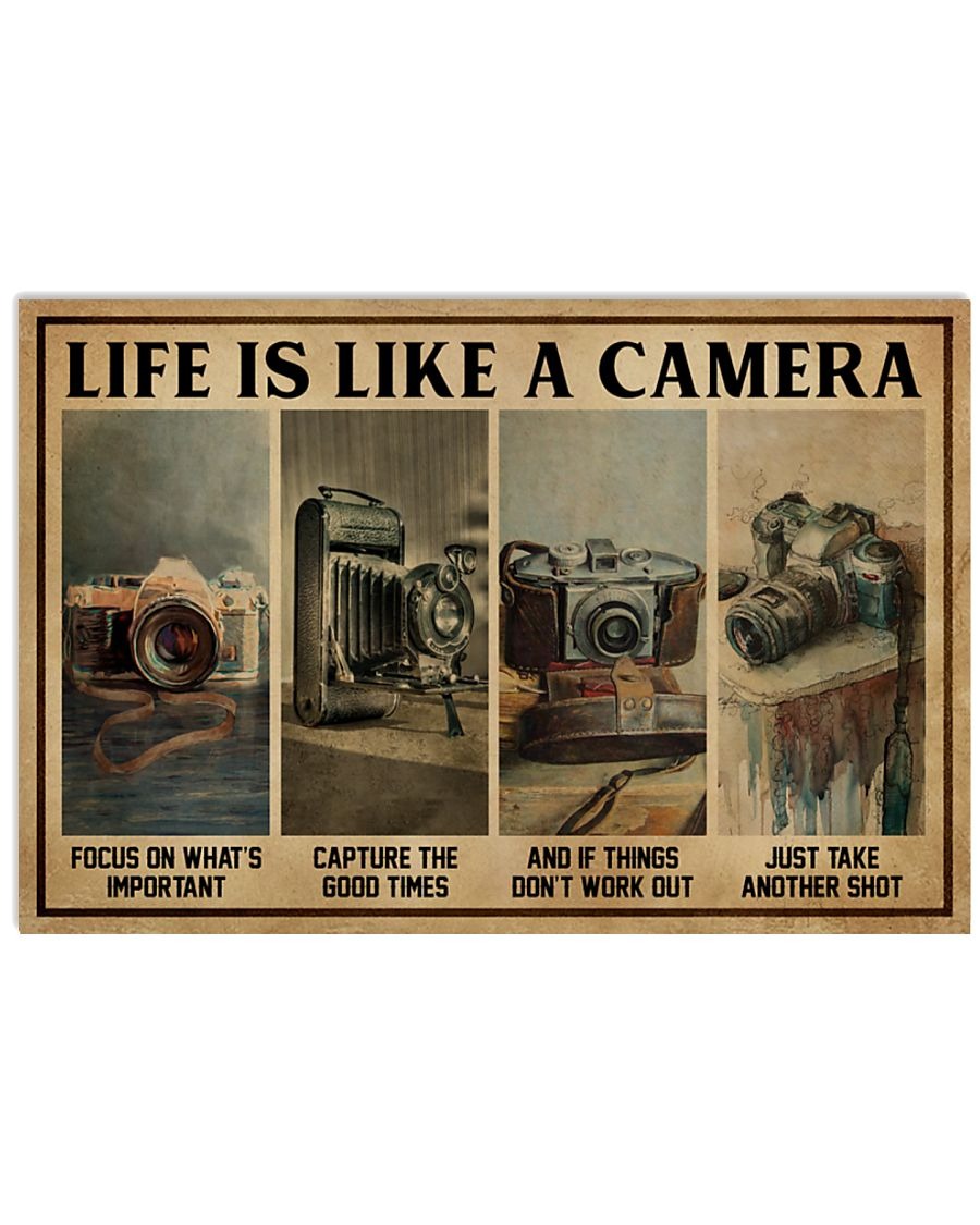 Poster Life Is Like A Camera