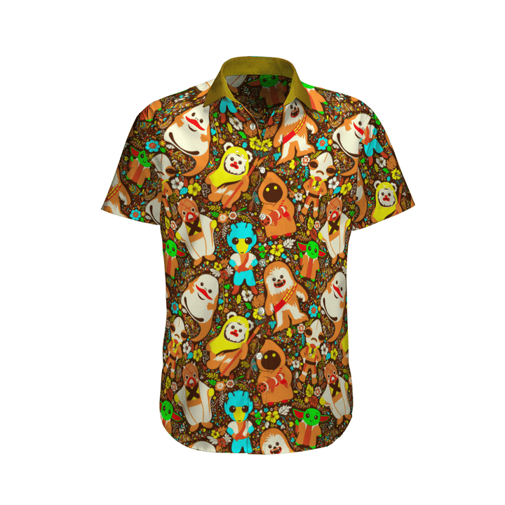 Aliens Star Wars Hawaiian Shirt 1 Aliens Star Wars Hawaiian Shirt