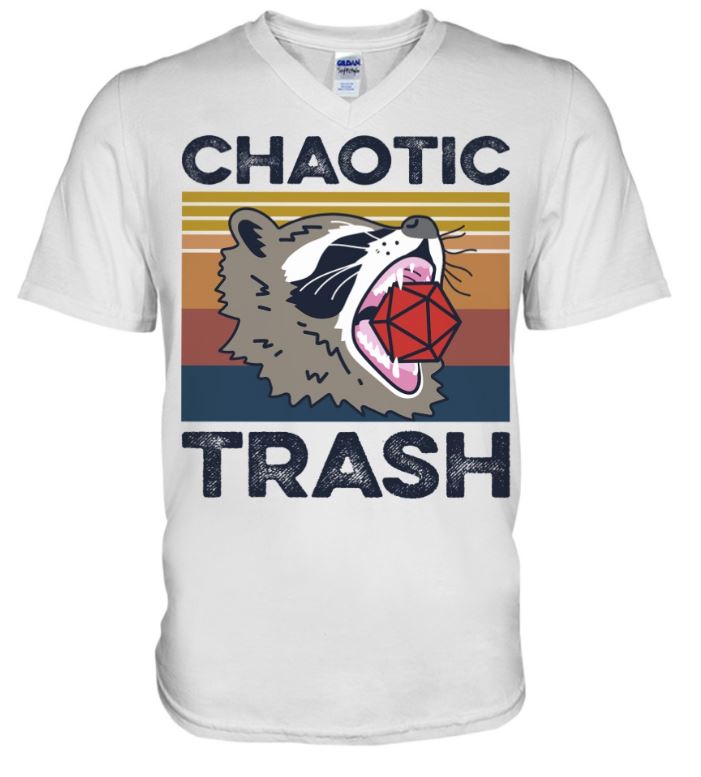 Raccoon Chaotic skunk trash classic shirt