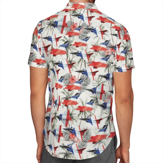 Rafale solo display hawaiian shirt 3