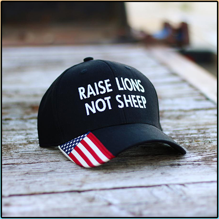 Raise Lions Not Sheep Hat Cap 4 Raise Lions Not Sheep Hat Cap2