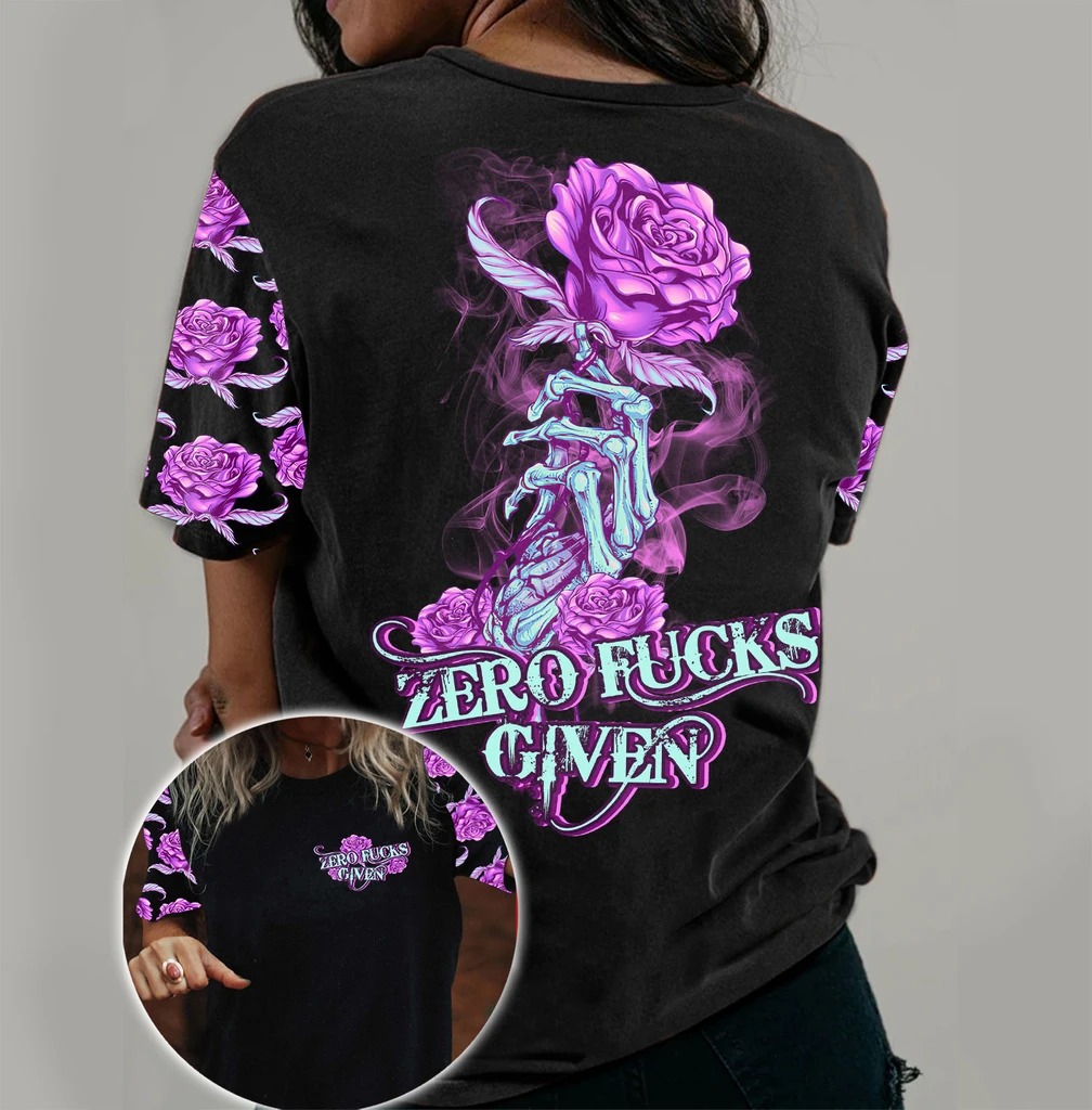 Rose zero kucks given 3D hoodie shirt