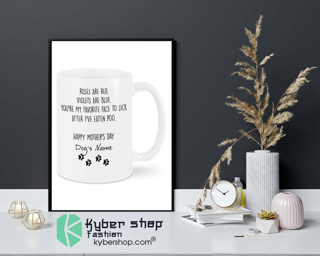 Roses are red violets are blue youre my favorite face to lick Happy mothers day mug 4 1