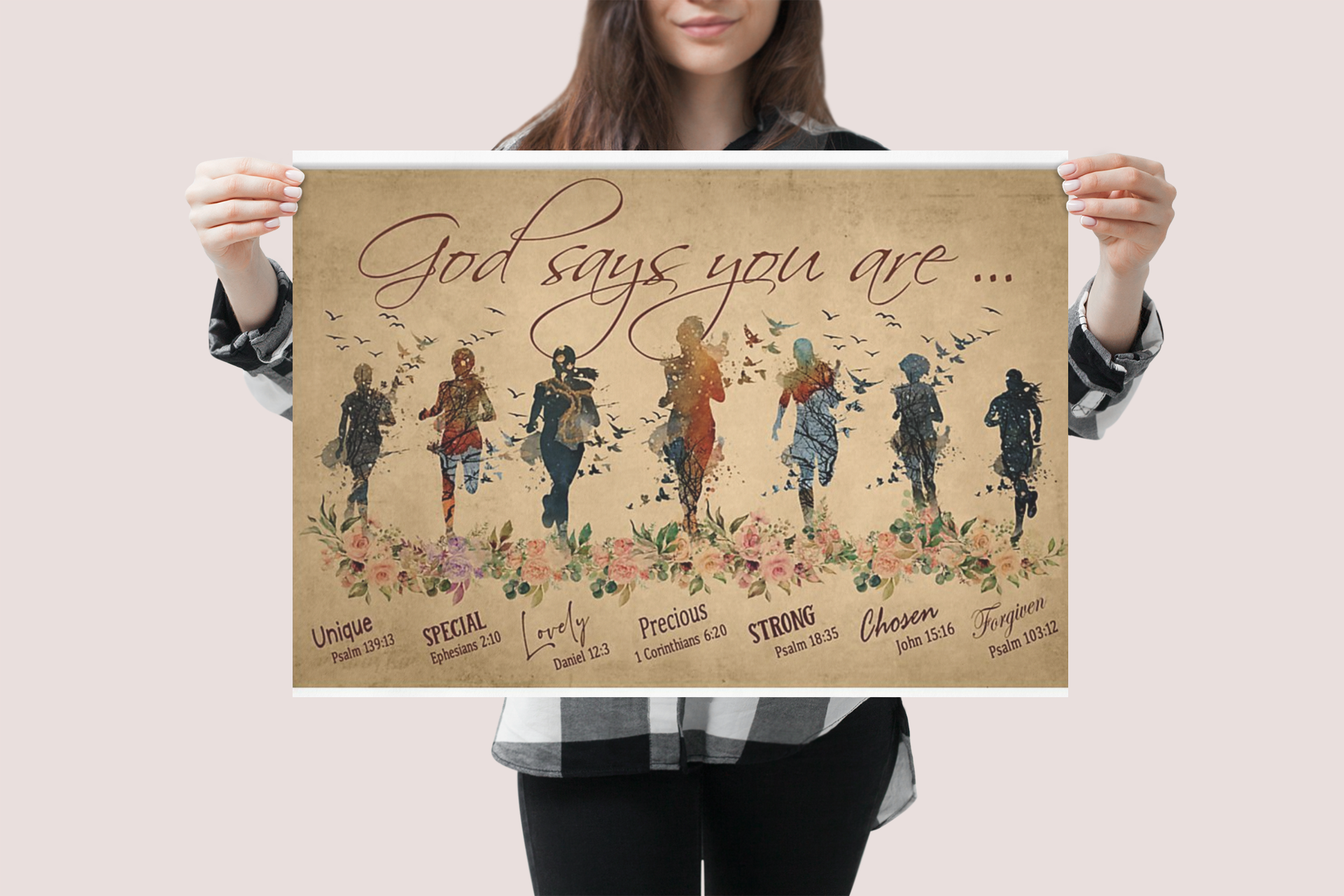 Running woman god says you are poster 9 Running woman god says you are poster