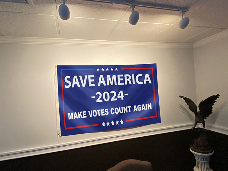 Save America 2024 Make Votes Count Again Flag