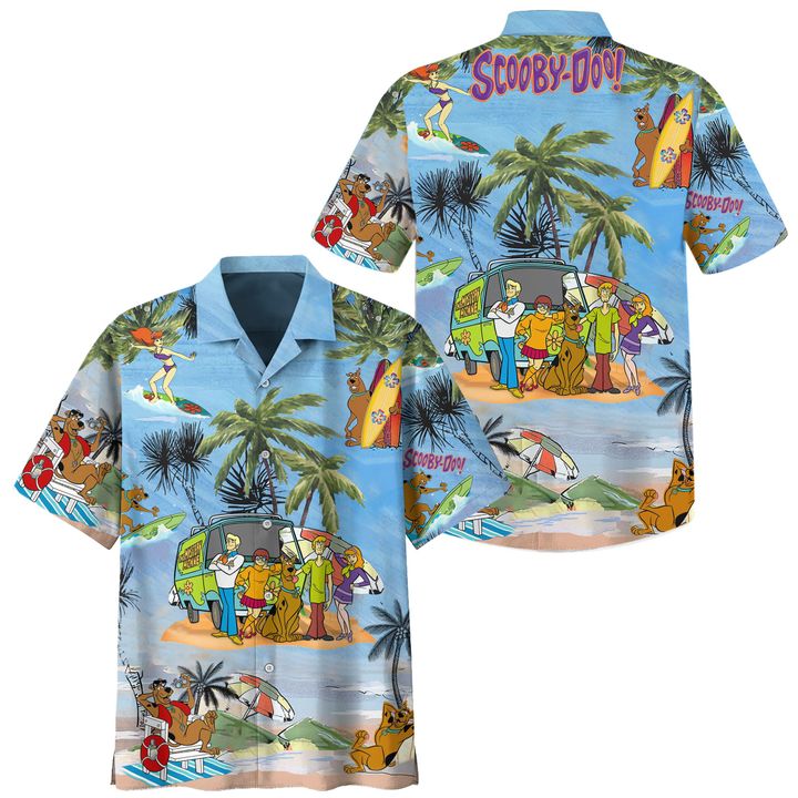 Scooby doo summer vacation hawaiian shirt 1 Scooby doo summer vacation hawaiian shirt and beach