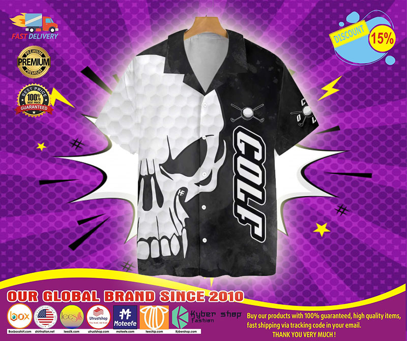Skull and golf hawaiian