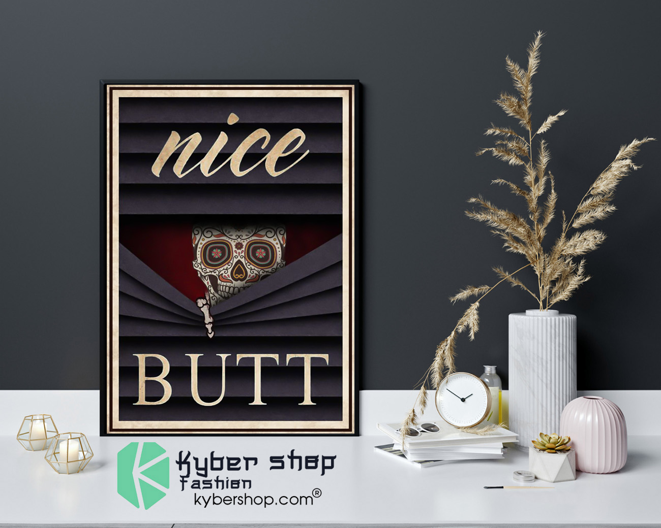 Skull nice butt poster 4