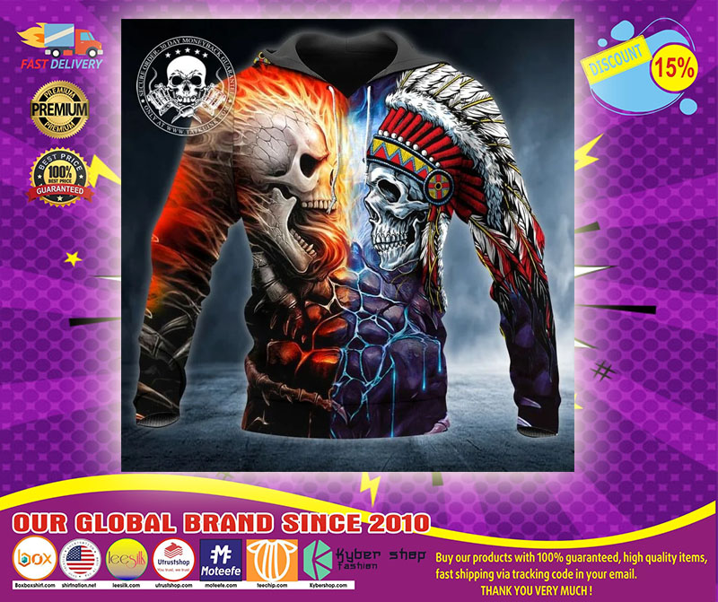 SkullwarnativeDhoodie