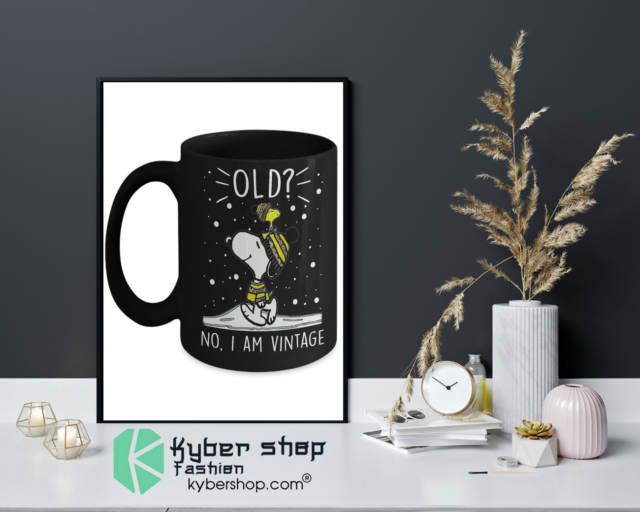 Snoopy and Woodstock old no I am vintage mug 9 Snoopy and Woodstock old no I am vintage mug 4