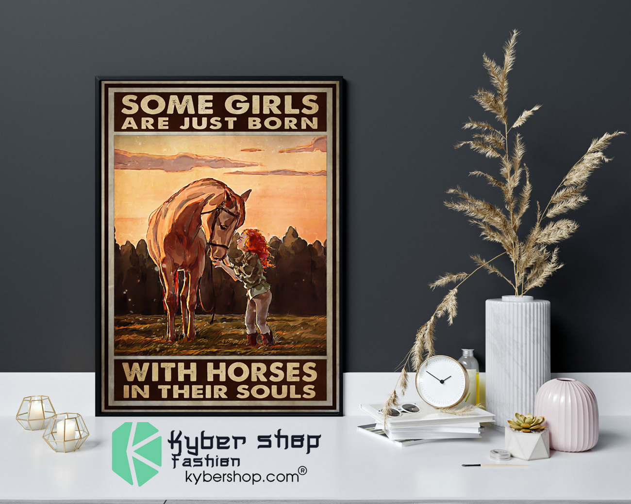 Some girls are just born with horses in their souls poster 4 1