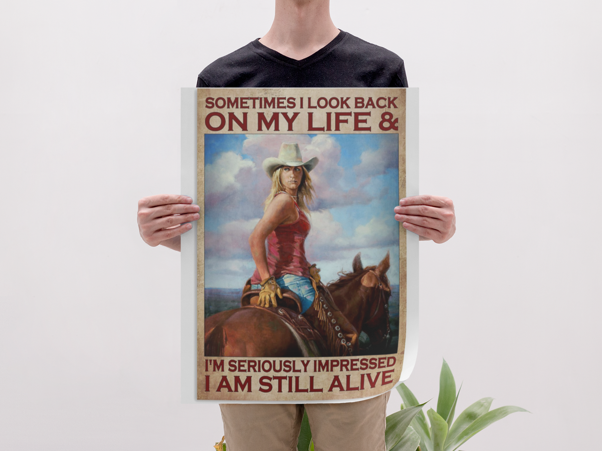 Sometimes I look back on my life and Im seriously impressed I am still alive poster
