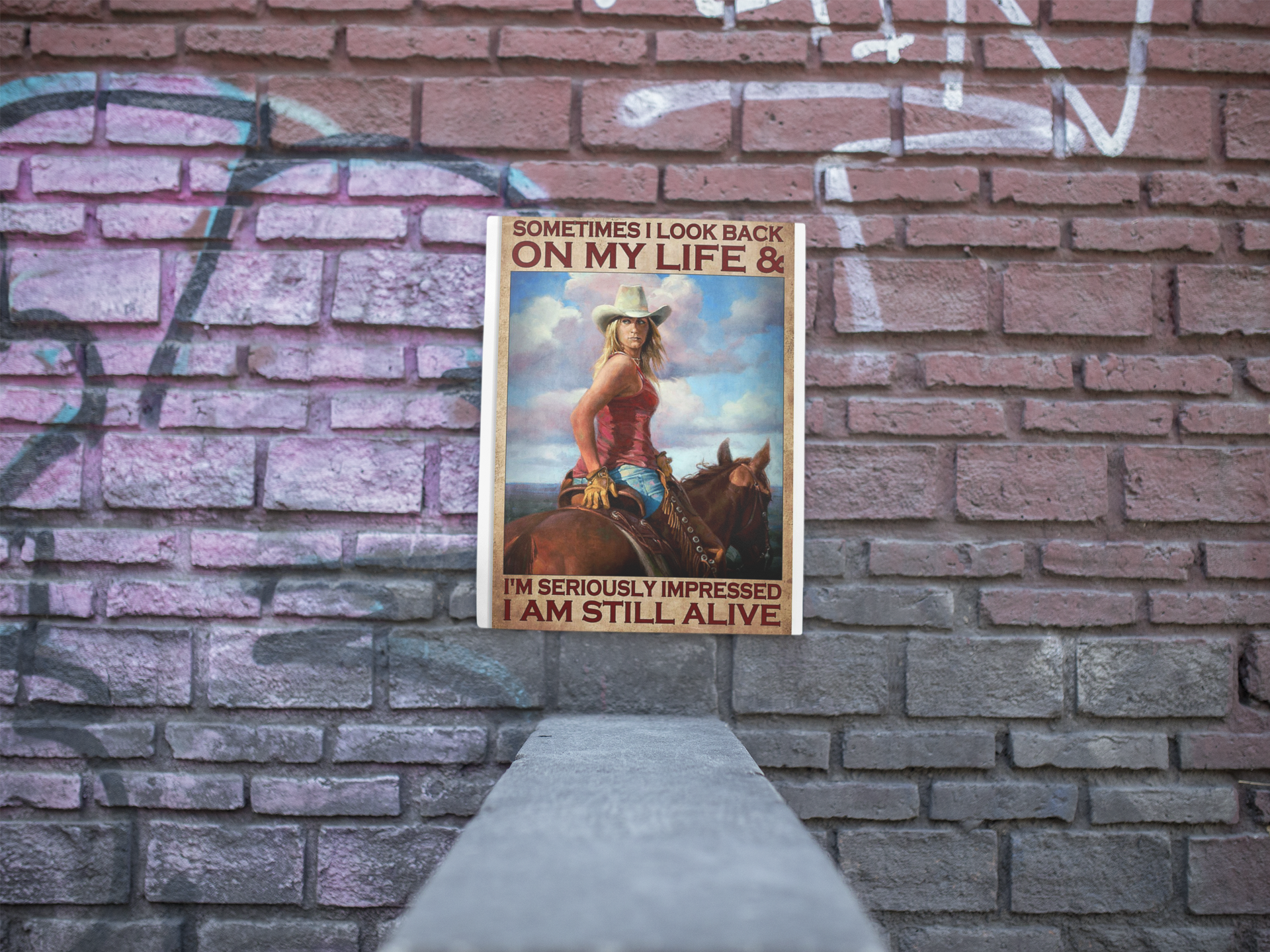 Sometimes I look back on my life and Im seriously impressed I am still alive poster