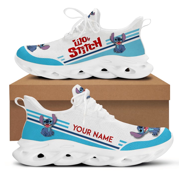 Stitch and lilo custom name clunky max soul shoes 1