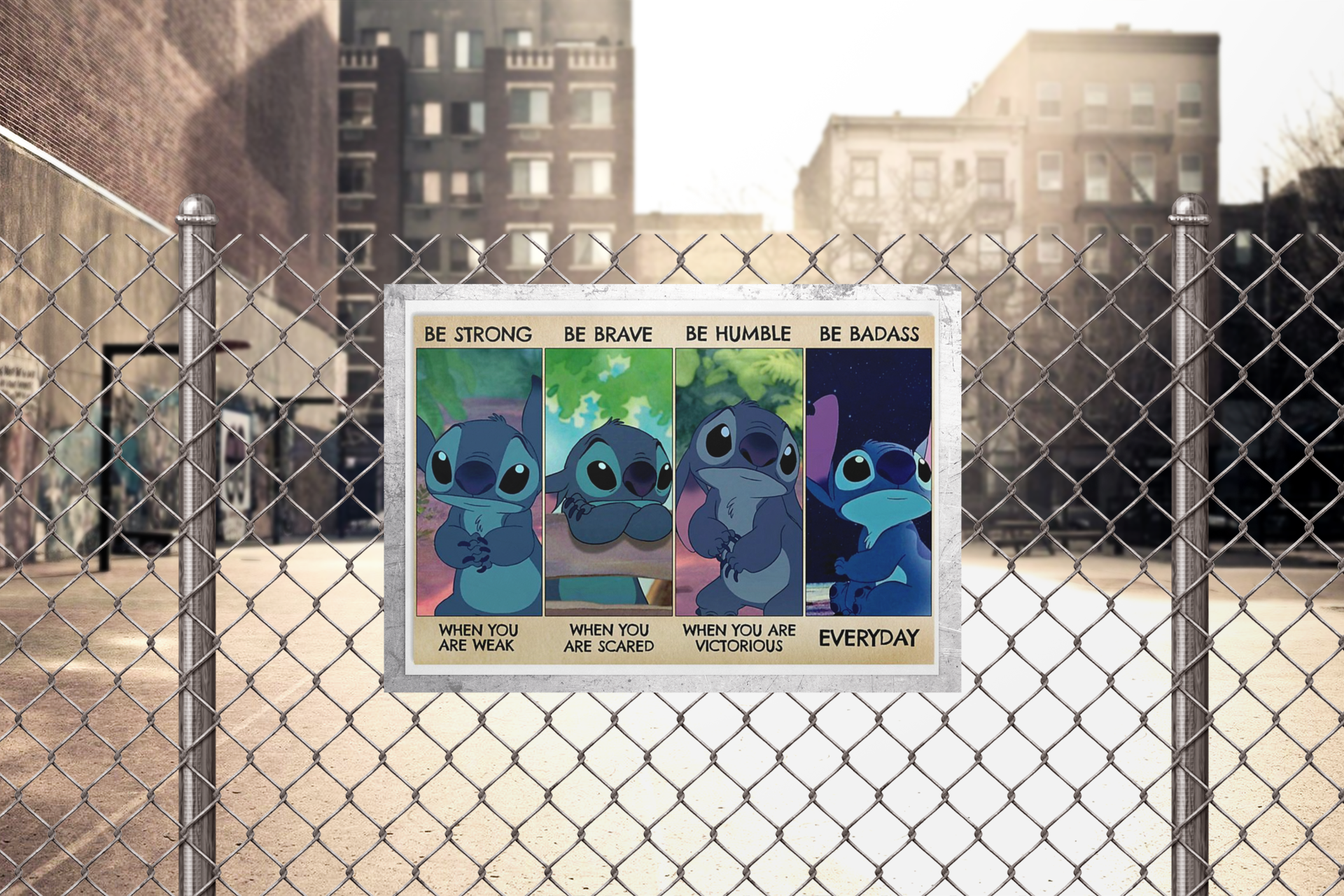 Stitch be strong Be brave be humbler be badass poster 8 Stitch be strong Be brave be humbler be badass poster