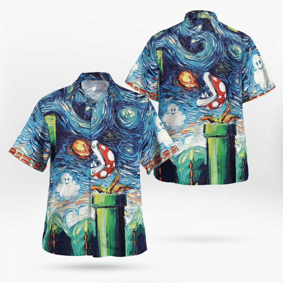 Super Mario Hawaiian Shirt