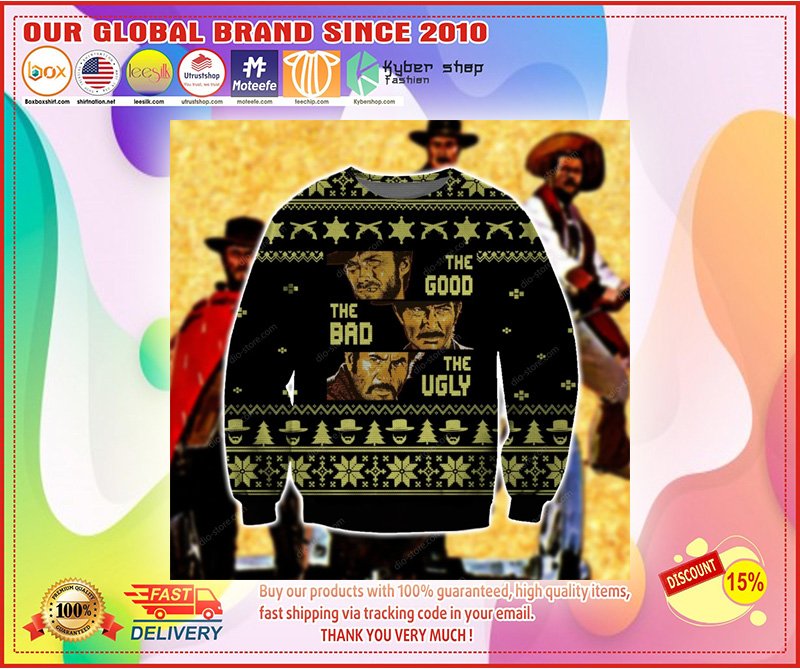 THE GOOD THE BAD AND THE UGLY UGLY CHRISTMAS SWEATER