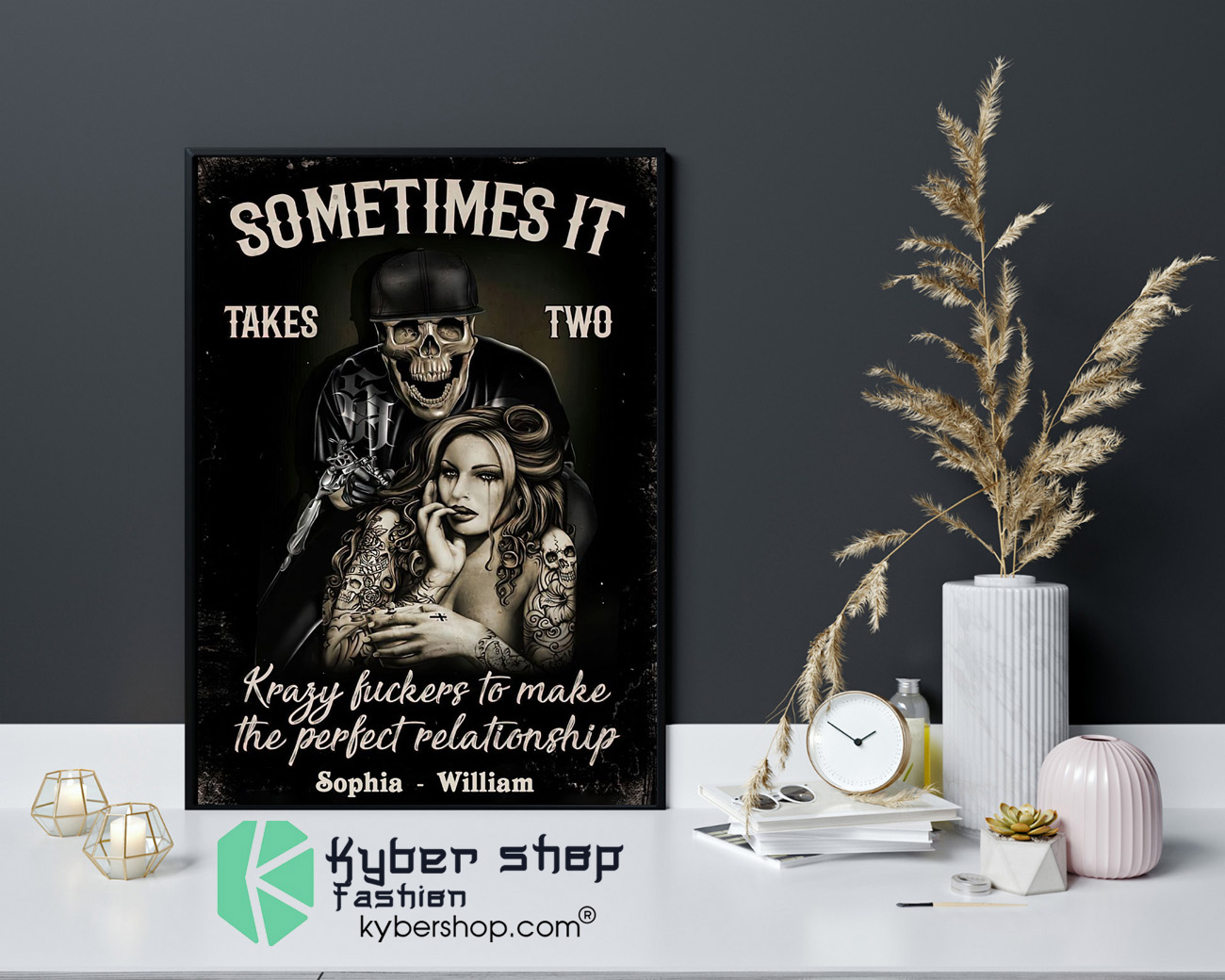 Tatoos Sometimes it takes two kray fuckers to make the perfect relationship poster 4