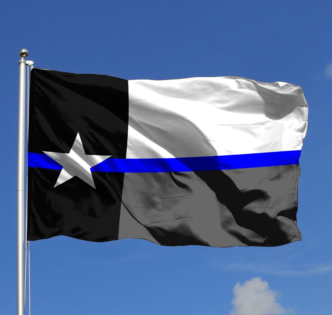 Texas police state flag