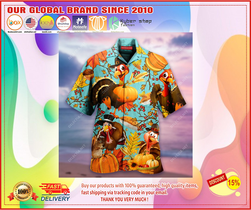 Thanksgiving Turkey Hawaiian Shirt