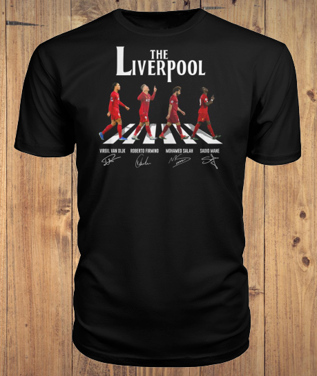 The Liverpool Abbey Road Signatures shirt
