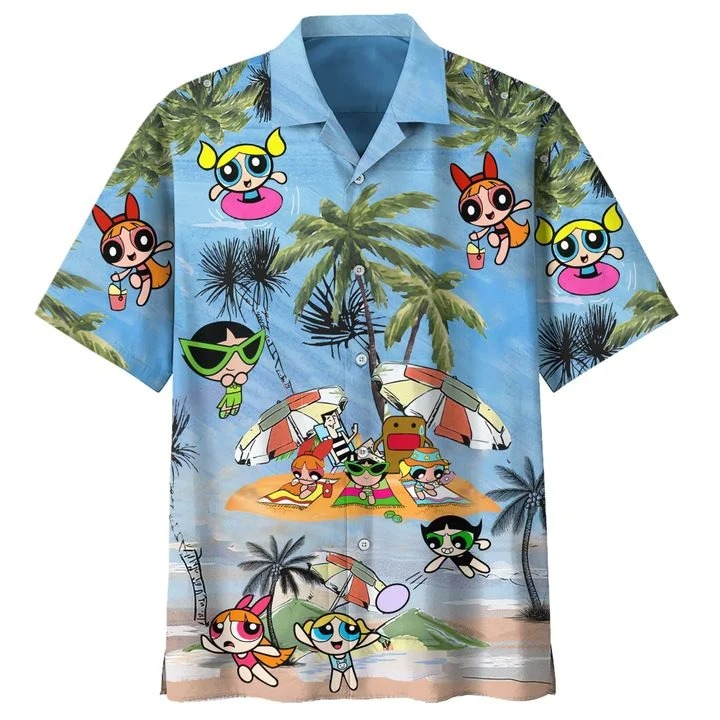 TOP 10 Best of trending 24/8 7 The Powerpuff Girls Hawaiian Shirt