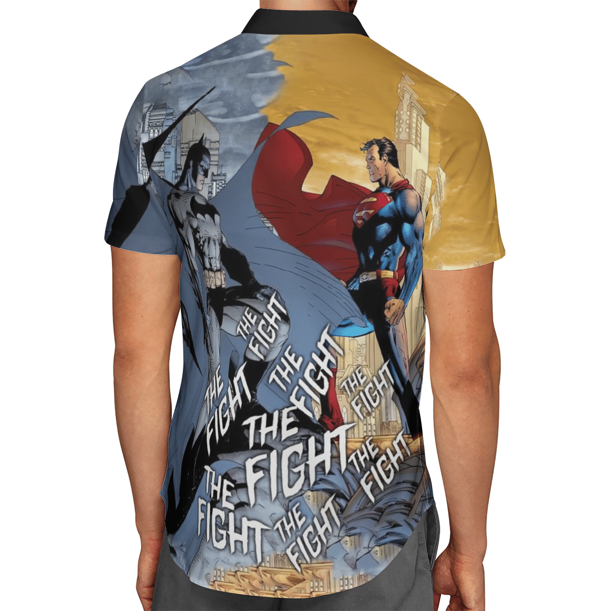 The fight of Batman and Superman Hawaiian shirt 3 The fight of Batman and Superman Hawaiian shirt 2