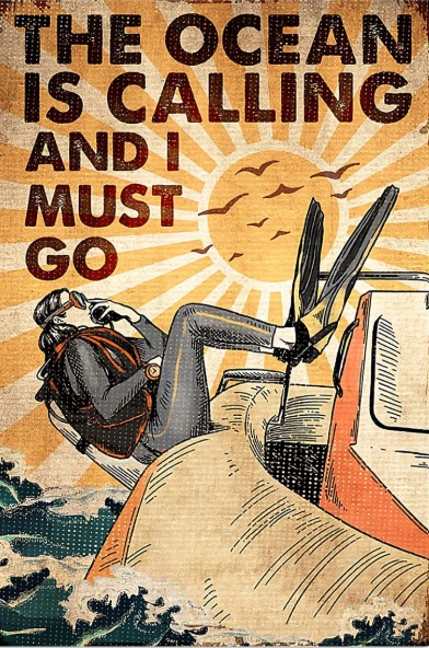 The ocean is calling and i must go post