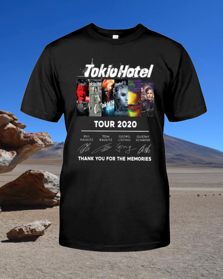 Tokyo Hotel Tour 2020 shirt 1 TokyoHotelTourshirt