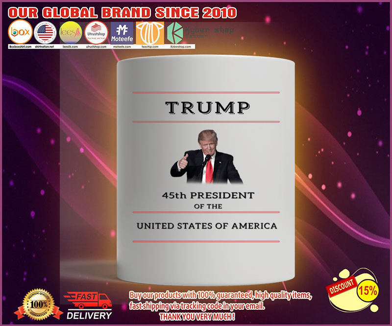Trump th president of the united states of america mug