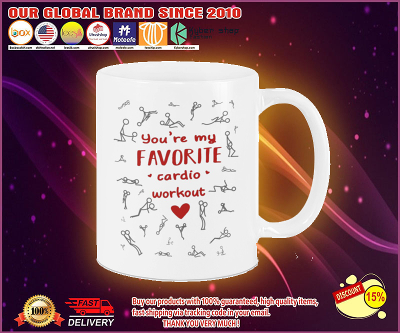 Valentine Youre my favorite cardio workout mug