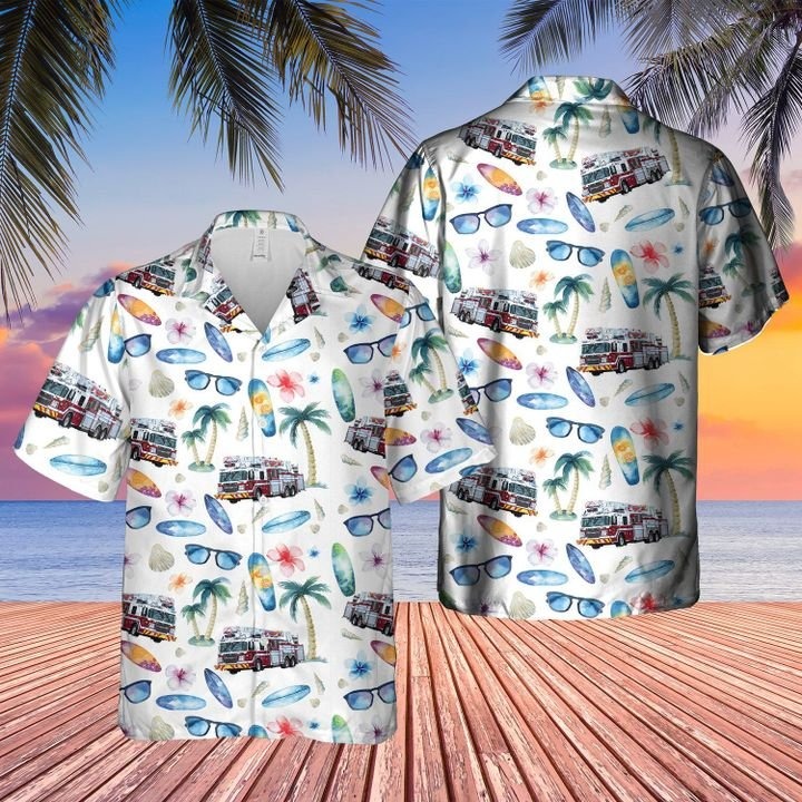 Vancouver Fire Rescue Service Hawaiian Shirt