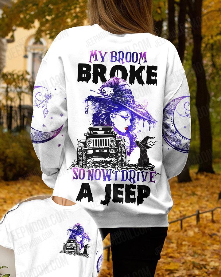 Witch My Broom Broke So Now I Drive A Jeep T Shirt hoodie 6 Witch My Broom Broke So Now I Drive A Jeep T Shirt hoodie
