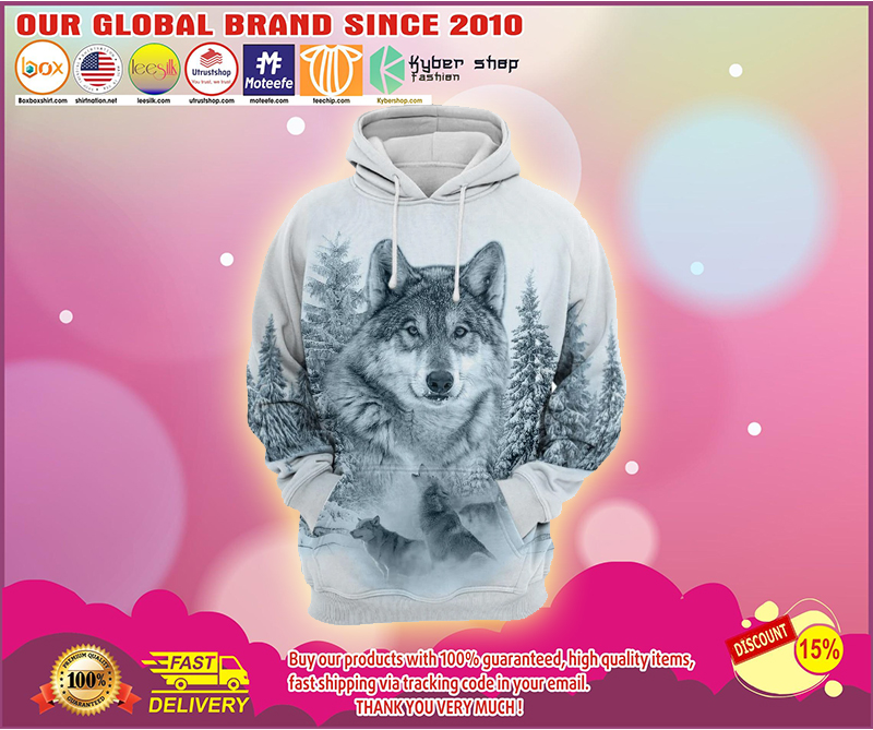 WolfDallprinthoodie