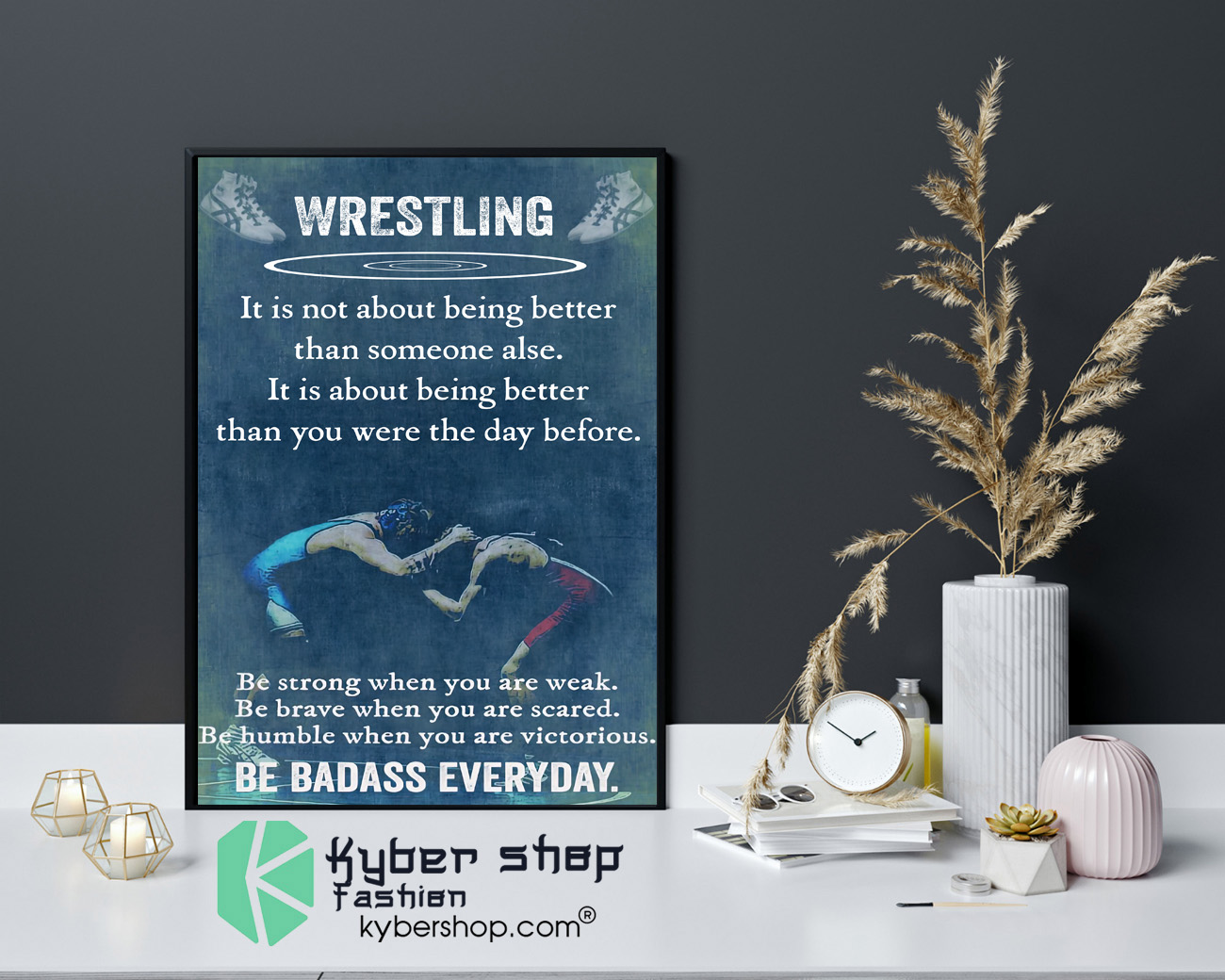 Wrestling it is not about being better than someine else poster 4