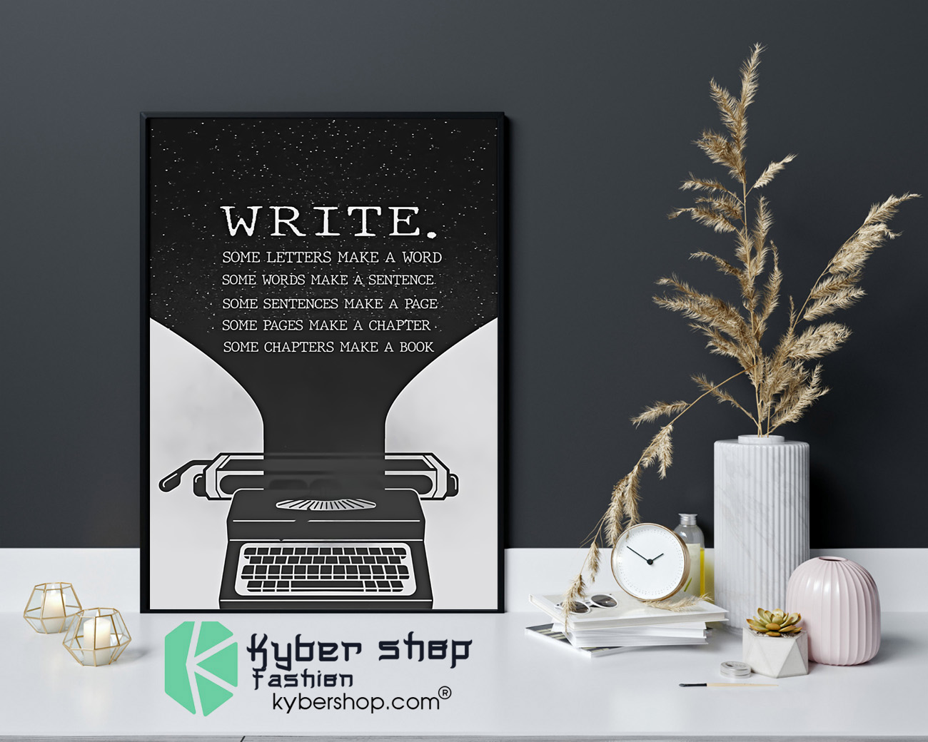 Write some letter make a word some words make a sentence poster 4