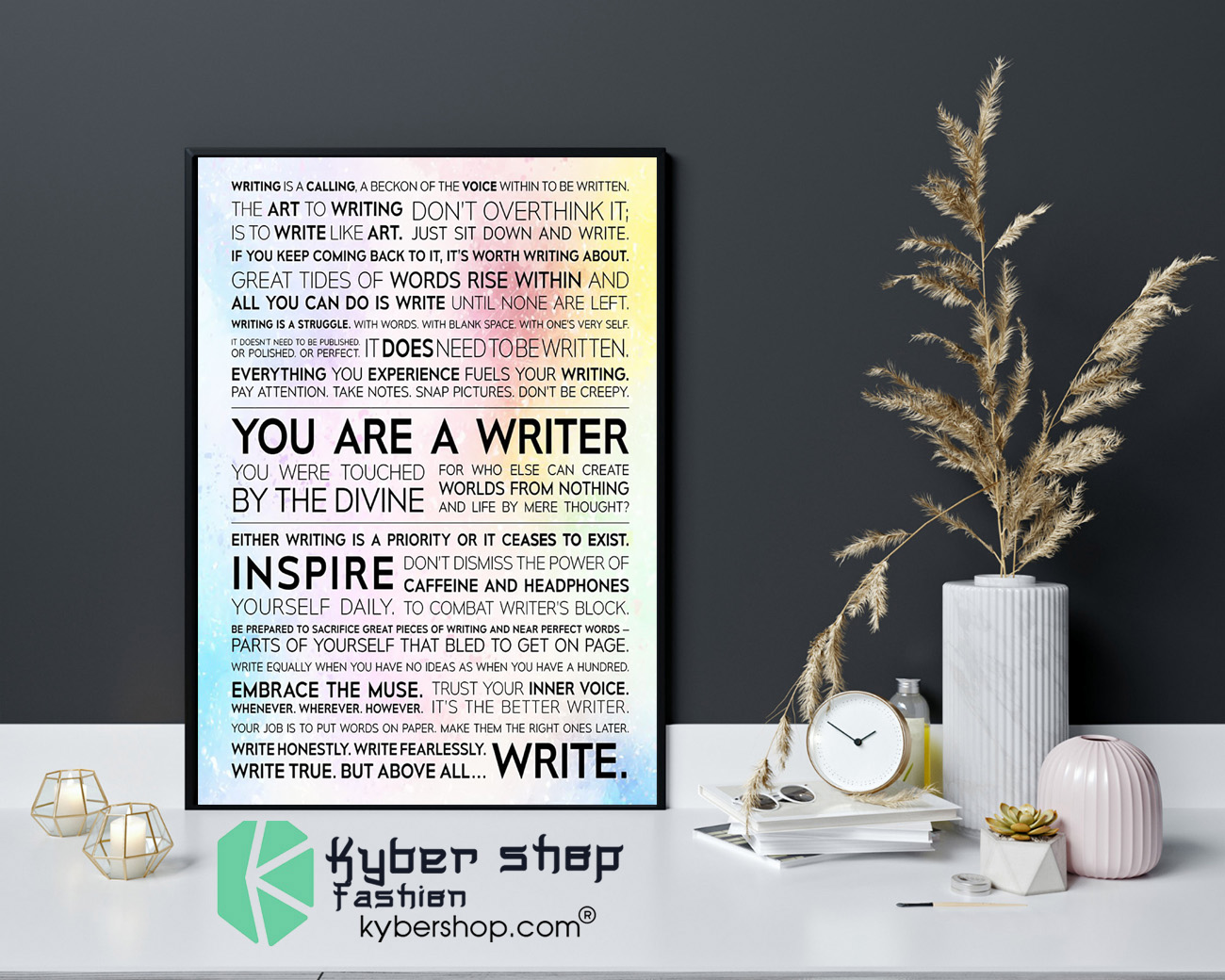 Writer Manifesto writing is a calling a beckon of the voice poster 4